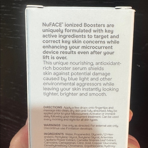 NuFace Ionized Booster - Serum. Anti-Aging! NIB! SEALED! - Picture 9 of 15